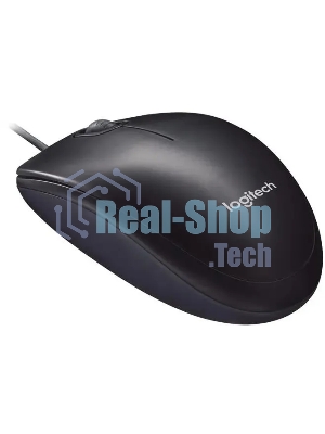 Мышь проводная Logitech M90 черный/серый, 1000 dpi, USB, кнопки - 3
