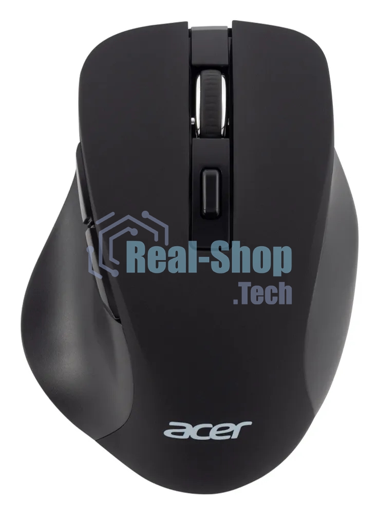 Мышь беспроводная Acer OMR140 черный, 1600 dpi, радиоканал, USB, кнопки - 6
