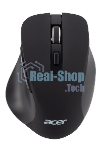 Мышь беспроводная Acer OMR140 черный, 1600 dpi, радиоканал, USB, кнопки - 6