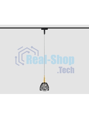 Светильник трековый светодиодный GV1652 WH/GD белый/золото IP20 9W 4200K 48V 24° D115*1500