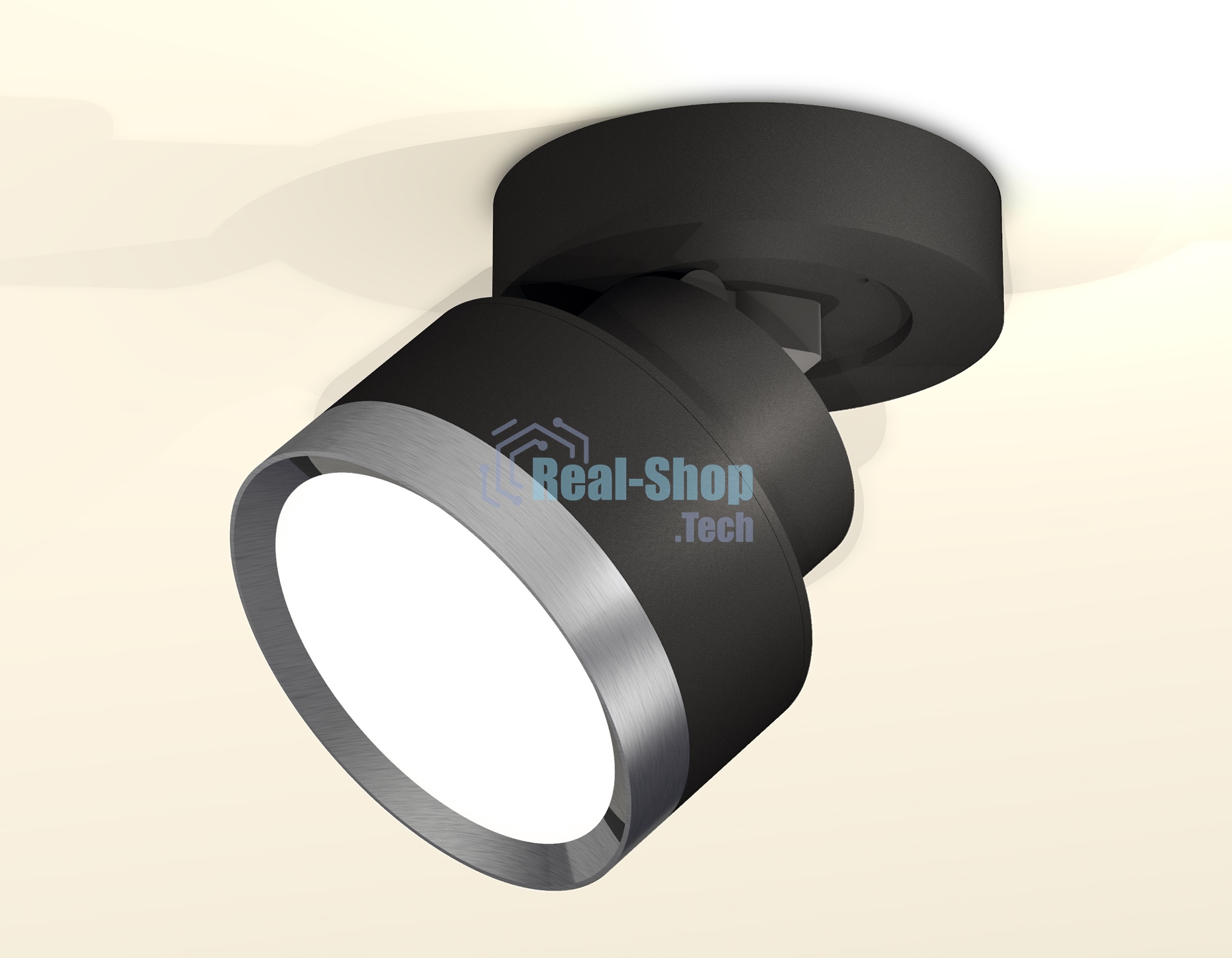 Светильник Ambrella Light XM8102006 SBK/PPH черный песок/графит полированный GX53 (A2229, A2106, C8102, N8133)