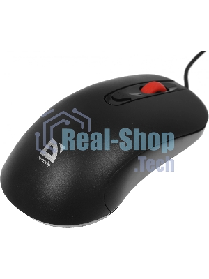 Мышь проводная Defender Omega MB-522 черный, 1600 dpi, USB, кнопки - 4
