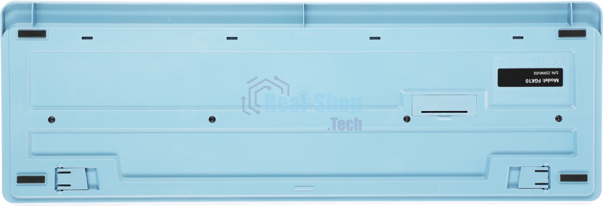 Комплект клавиатура+мышь A4Tech FStyler FG1035 беспроводной, USB, 2000 DPI, чёрный/синий