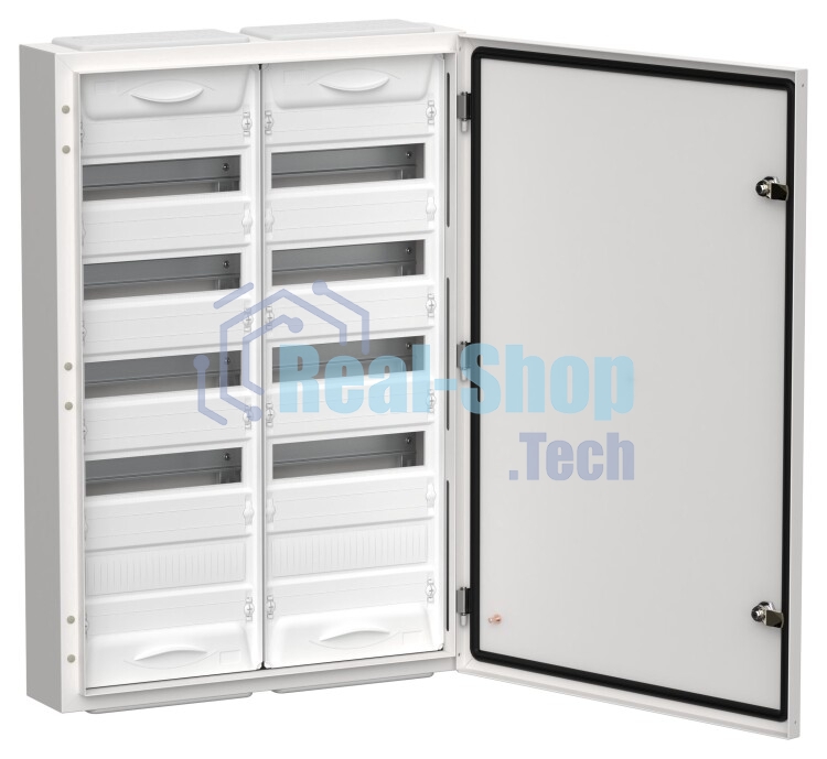 Корпус металлический ЩРн-120 (2х60) 835х570х140 IP54 бел. (одна дверь) TITAN 5 IEK TI5-50-N-2X060-54