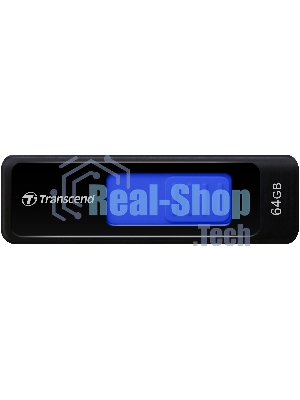 Флешка USB Transcend JetFlash 760 (TS64GJF760), 64Gb, USB 3.0, R/W 130/40, черный/синий