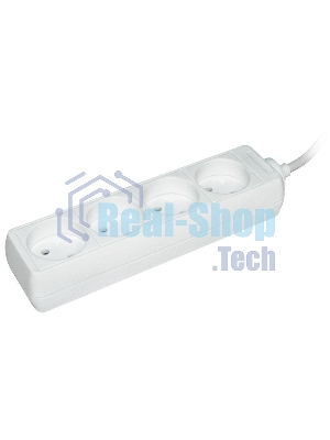 Удлинитель Iek WYP10-06-04-05-N У4 4 места 2Р/5 метров 2х0.75 мм2 10А/250 IEK