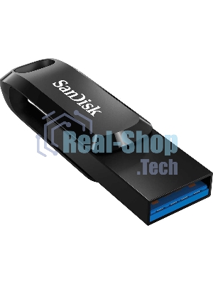 Флешка USB SanDisk DDC3 Ultra Dual Go (SDDDC3-064G-G46), 64Gb, USB 3.1/USB Type-C, R/W 150/30, черный