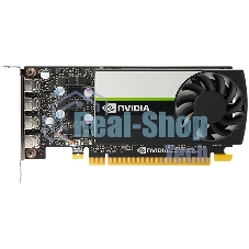 Видеокарта VGA PNY NVIDIA QUADRO T1000, 4 Gb GDDR6/128 bit, PCI Express 4.0 x16, 4x mDP, PG172