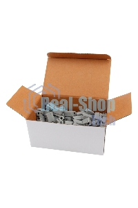 Строительно-монтажная клемма Rexant СМК 224 для светильника на 2 проводника (1,0-2,5)/(0,5-2,5) мм², белая (100 шт./уп.)