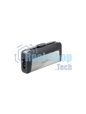 Флешка USB Sandisk DDC2 Ultra Dual (SDDDC2-032G-G46), 32Gb, USB 3.0/USB 3.1 Type C, R/W 150/30, серый/черный