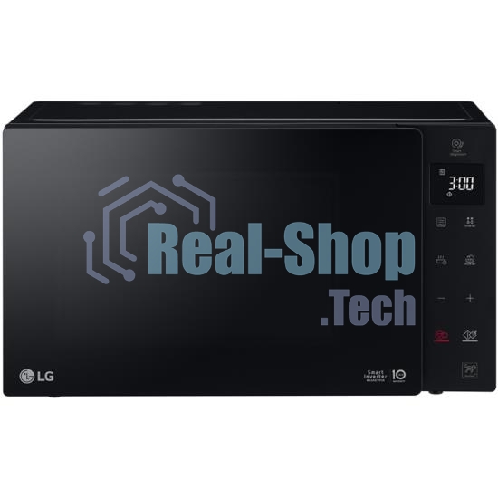 Микроволновая печь LG MW25R35GIS черный, 25 л, 1000 Вт, переключатели - сенсор