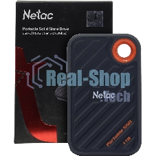 Внешний SSD Netac ZX20, 1TB, USB 3.2 Gen 2x2 Type-C, R/W 2000/1800, черный