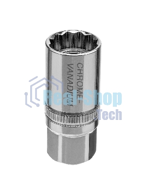 Головка торцевая свечная Gross магнитная, 12-гранная, 21 мм, под квадрат 1/2