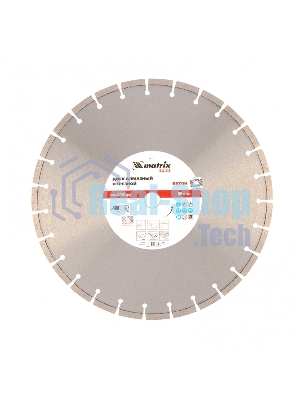 Диск алмазный Matrix ф400 х 25,4 мм, 