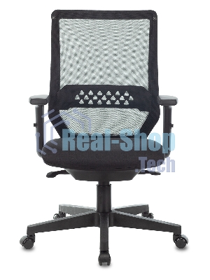Кресло Бюрократ MC-611N TW-01 38-418 черный, сетка/ткань, 120 кг, механизм качания