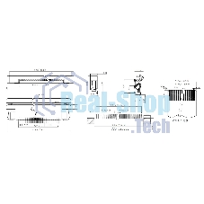 Разъем FPC Half Coverage Top Contact 0.5K-BS-28PWB 28 pin высота 2мм шаг 0,5мм