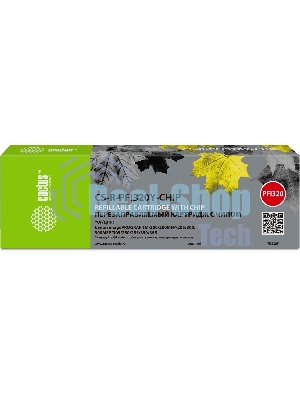 Картридж струйный Cactus CS-R-PFI320Y-CHIP PFI-320Y желтый (260мл) для Canon imagePROGRAF TM-200/200MFP/205/300/300MFP/305/250/255/350/355 с чипом