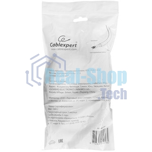 Кабель питания для ноутбуков Gembird/Cablexpert, 3м, Schuko- C5, 10А (PC-186-ML12-3M)