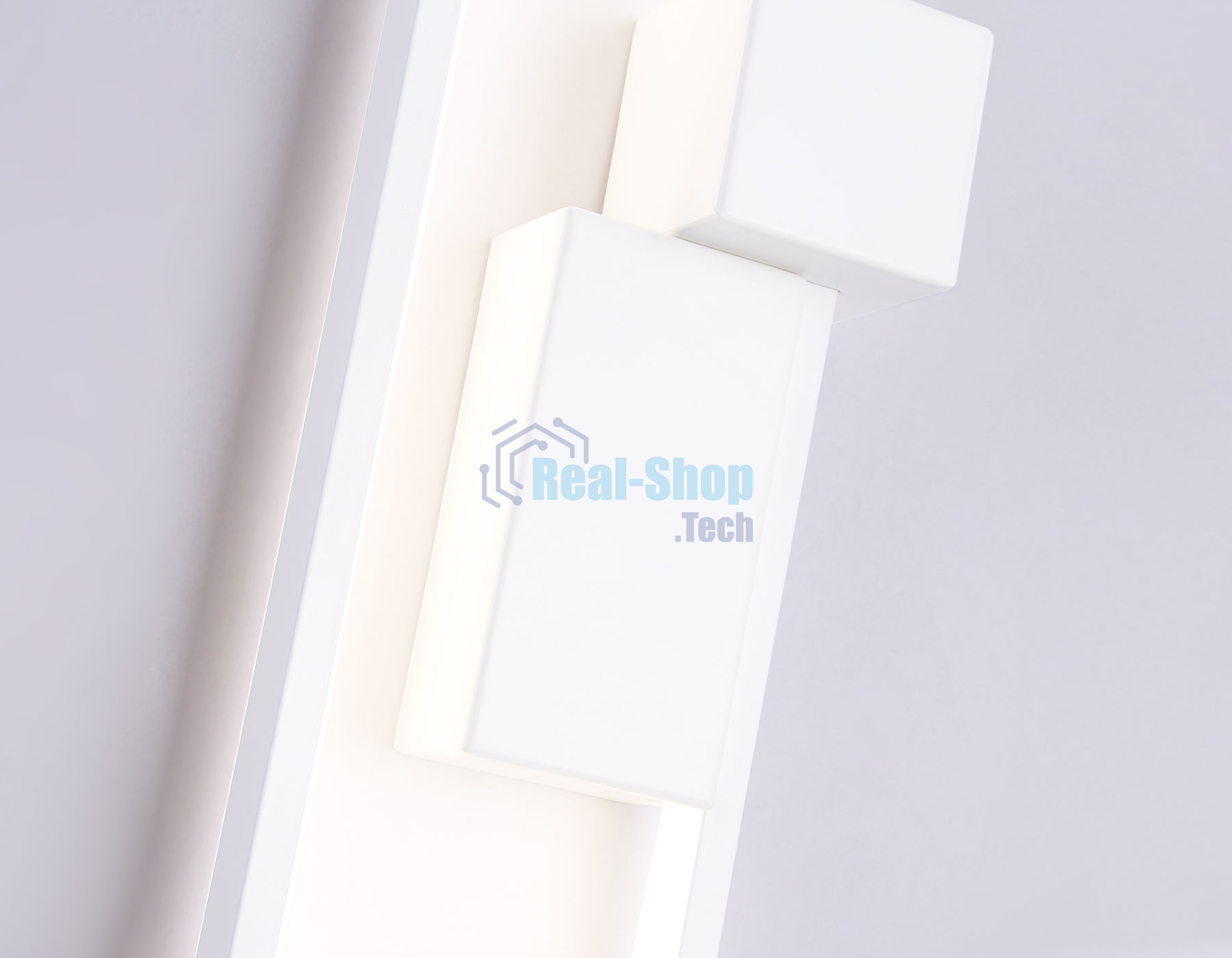 Светильник Ambrella light FL5222 SWH белый песок LED 3000K/4200K/6400K 24W 400*140*100
