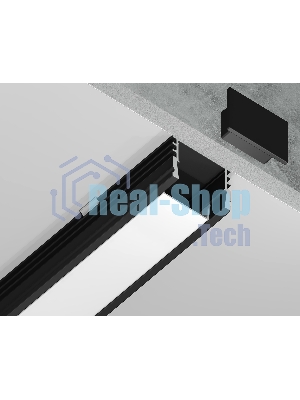Алюминиевый профиль Ambrella light GP1750BK черный 2000*15.7*12