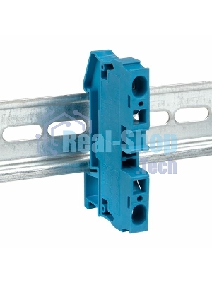 Колодка клеммная JXB-ST-6 57А самозажимная син. EKF plc-jxb-st-6-blue