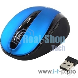 Мышь беспроводная беззвучная Smartbuy 612AG синяя, Blue LED SBM-612AG-BK