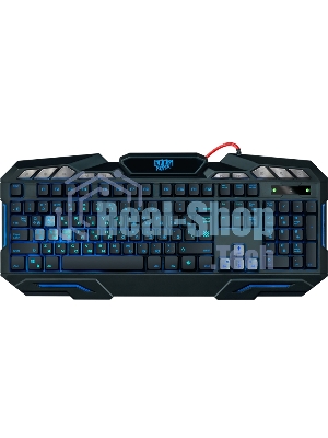 Клавиатура проводная Defender Doom Keeper GK-100DL RU, USB, черный