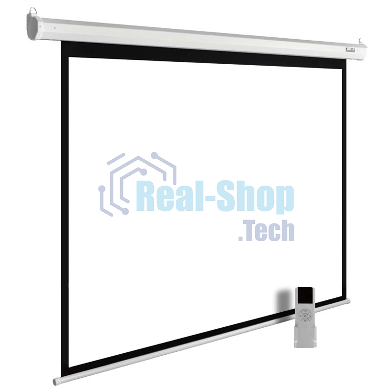 Экран Cactus 180x240см MotoExpert CS-PSME-240x180-WT 4:3 настенно-потолочный рулонный белый (моторизованный привод)