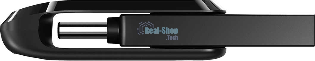 Флешка USB SanDisk DDC3 Ultra Dual Go (SDDDC3-064G-G46), 64Gb, USB 3.1/USB Type-C, R/W 150/30, черный