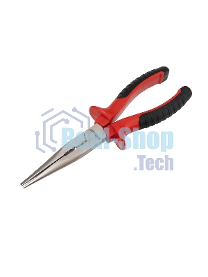 Тонкогубцы Rexant 200 мм никелированные, двухкомпонентные рукоятки