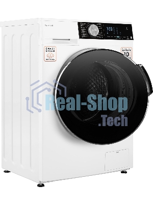 Стиральная машина Weissgauff WM 47147 DC Inverter Steam белый, загрузка фронтальная 7 кг, 1200 об/мин, класс A+++