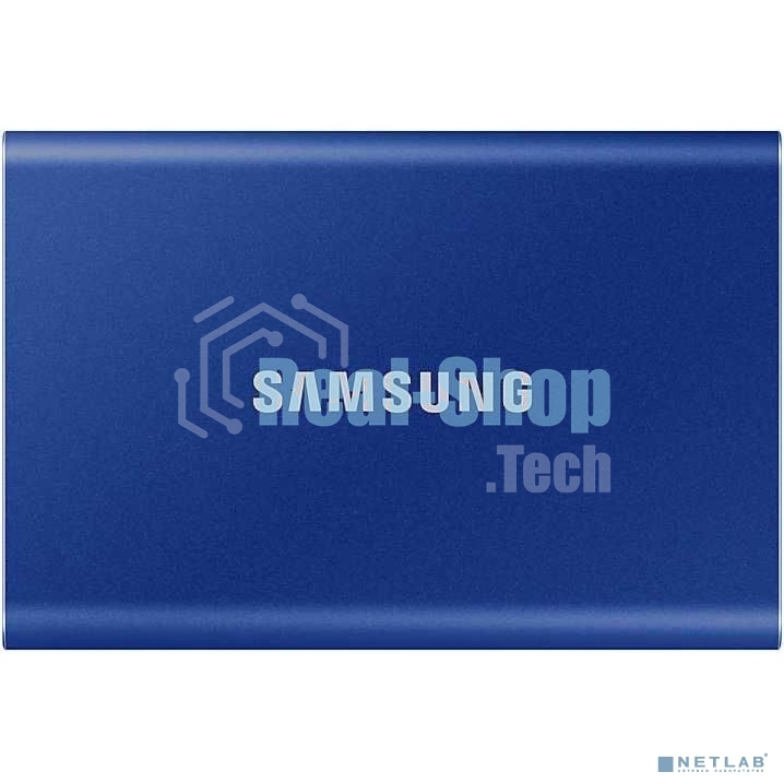 Внешний SSD Samsung T7, 1TB, USB 3.2 Gen 2 Type-C, R/W 1050/1000, синий