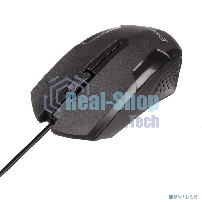 Мышь проводная ExeGate Professional Standard SH-9025L черный, 1000 dpi, USB, кнопки - 3