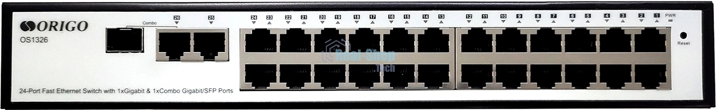 Коммутатор настраиваемый L2-ORIGO OS1326/A1A 24x100Base-TX, 1x1000Base-T, 1xCombo 1000Base-T/SFP