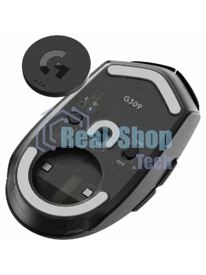 Мышь беспроводная Logitech G309 Lightspeed черный, 25600 dpi, радиоканал, Bluetooth, USB, кнопки - 6