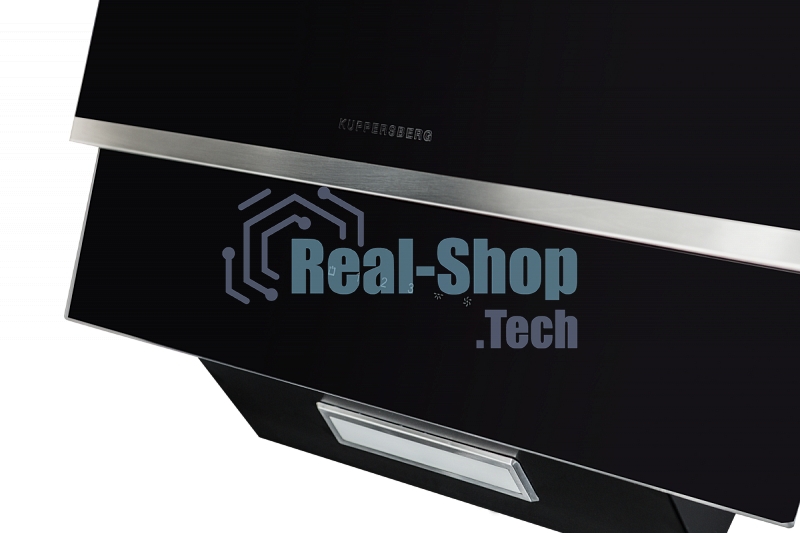 Вытяжка каминная Kuppersberg F 600 B черный/нержавеющая сталь, 60 см, 650 куб. м/ч, 47 дБ