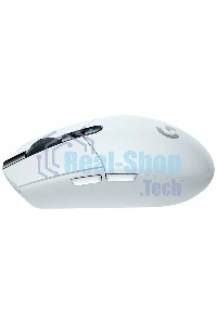 Мышь беспроводная Logitech G304 Lightspeed белый, 12000 dpi, радиоканал, USB, кнопки - 6