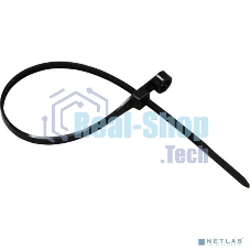 Хомут кабельный Rexant 4.3х200 нейл. под винт черный (уп. 100 шт)