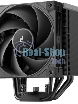 Кулер для процессора DEEPCOOL AK500 G2 LGA1851/1700/1200/115X/AM5/AM4 (9шт/кор, TDP 240W, PWM, Fan 120мм, 5 тепл. трубок, Copper Base, Wood-grain top cover, черный) RET (R-AK500G2-BKNNMN-GJD)