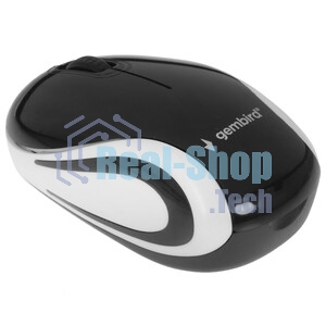 Мышь беспроводная Gembird MUSW-610 черный, 1200 dpi, радиоканал, USB, кнопки - 3