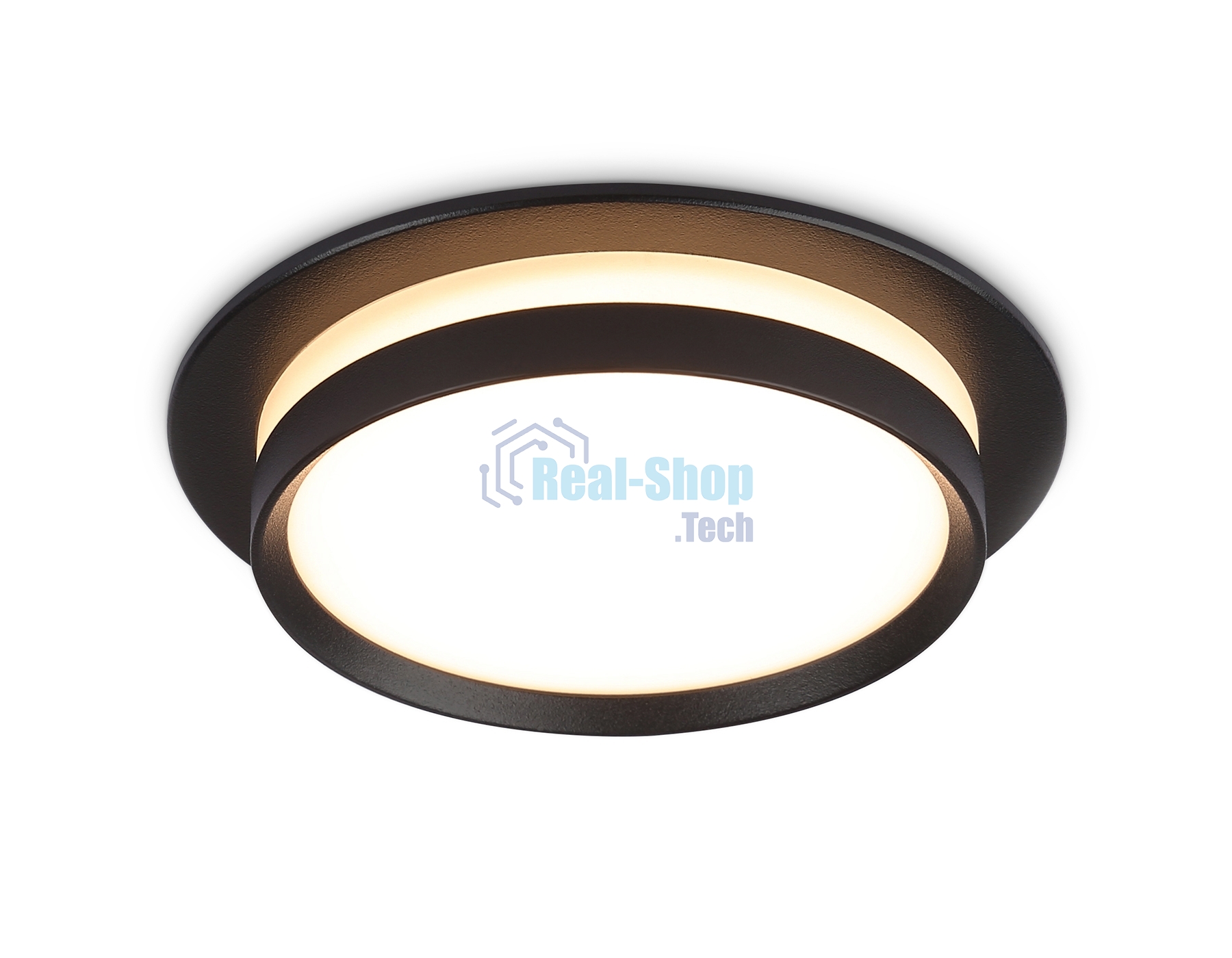 Светильник Ambrella light TN5215 BK черный GX53 max 15W D105*40