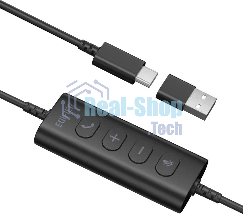 Гарнитура Edifier CC100 чёрный, проводная, USB