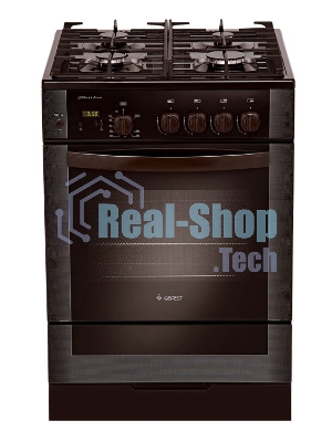 Плита газовая Gefest ПГ 6500-03 0045 коричневый, конфорок 4 шт, духовка 52 л, 60 см x 85 см x 60 см