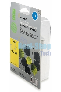 Картридж струйный Cactus CS-C4838 желтый (29 мл) для №11 HP 2000/2500/1000/1100/1200