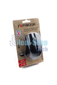 Мышь беспроводная Гарнизон GMW-430 черный, 1200 dpi, радиоканал, USB, кнопки - 3