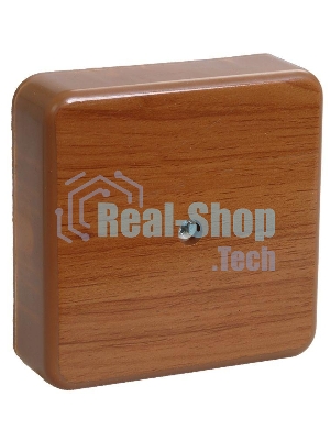 Коробка распаячная ОП 75х75х20 IP20 КМ41212-05 (6 клем. 6 кв.мм) дуб ИЭК UKO10-075-075-020-K24