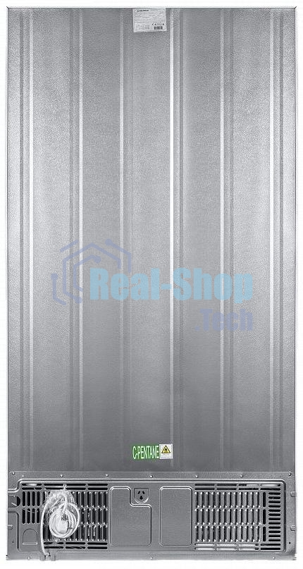 Холодильник Maunfeld MFF177NFW белый глянец двухкамерный 263/170л морозилка сбоку, No Frost, Side by Side