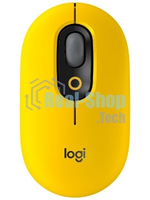 Мышь беспроводная Logitech POP Mouse желтый, 4000 dpi, Bluetooth, кнопки - 4