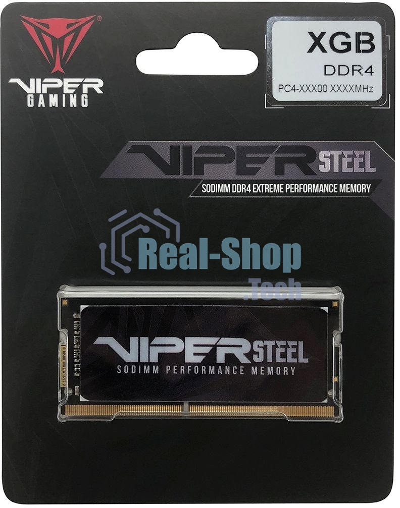 Оперативная память Patriot Viper Steel, DDR4, 32GB (1x32 GB), 2666 MHz, CL18, SO-DIMM