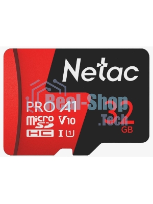 Флеш карта MicroSD card Netac P500 Extreme Pro 32Gb, retail version w/o SD adapter